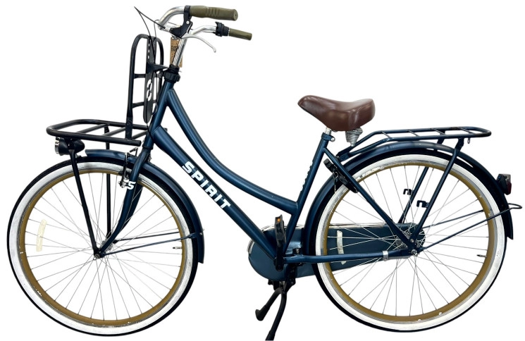 Damesfiets Spirit Cargo 28"/50cm/blauw