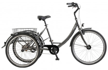 pfautec Shoppingfiets Lano №1 26"-24"/48cm/3/grafiet metallic/02090061