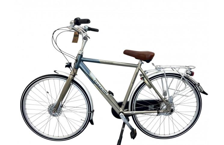 Herenfiets Gazelle Orange M/al/28/grijs/stad/f53