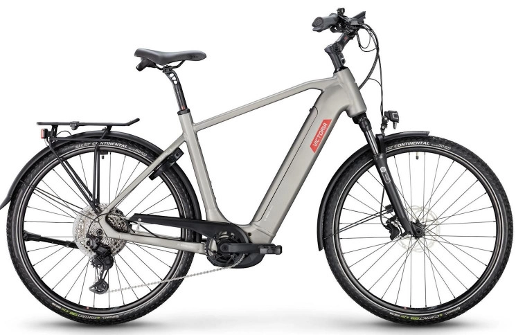 VICTORIA Electric trekking bike Manoc 6 №1 28"/58cm-L/11/stardust silver matt/02920355