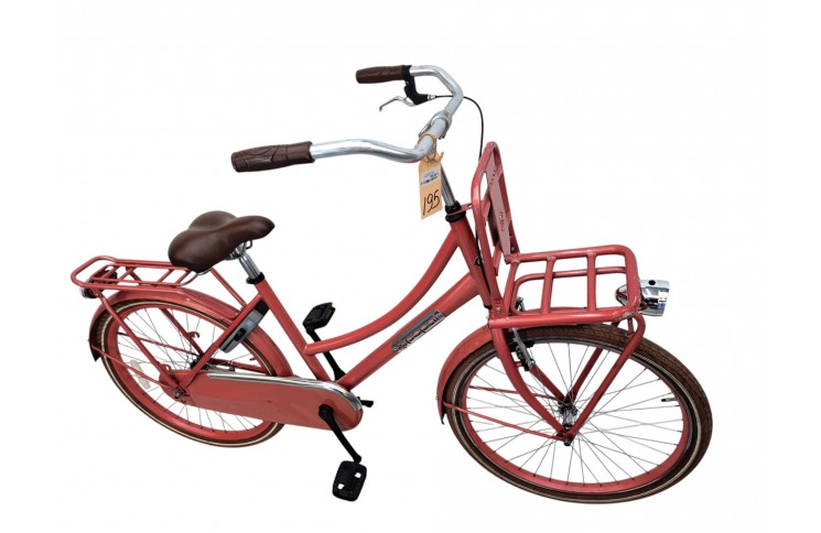 Damesfiets Popal 24"/40cm/transport/rood