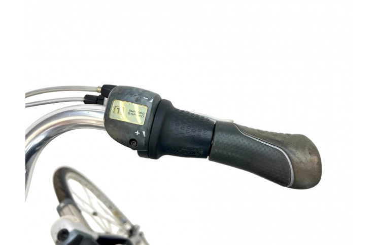 Woman's bicycle Gazelle Davos w/al/blue/28/sity/f50cm