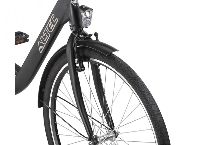 Damesfiets Altec Trend 28"/49 cm/Zwartmat/284128
