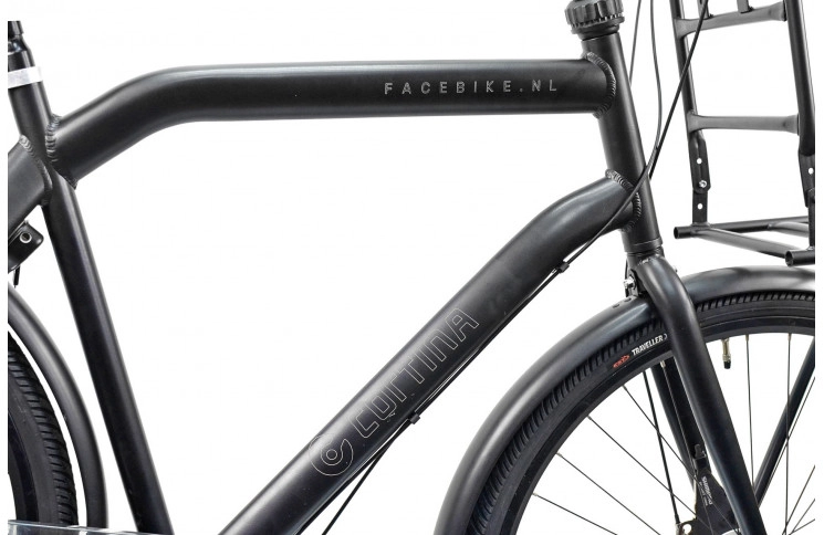 Transportfiets Cortina Crush 28" 56 zwart mat (gereviseerd)