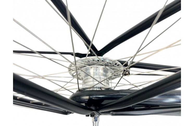 Damesfiets Cortina U1 E-bike W/al/stad/28/zwart/f50 (450Wh/10.4Ah/43V)