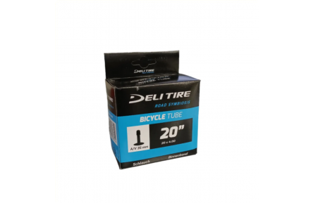 Deli Binnenband Fatbike 20x4.00, Ventiel: schrader/autoventiel 35mm