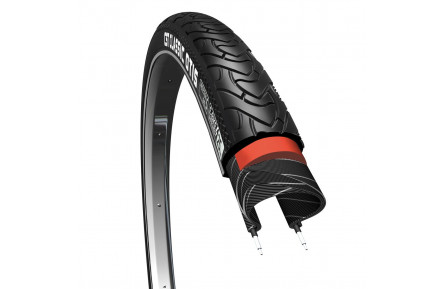 Buitenband CST Otis XL 28 x 1.40"/ 37-622mm anti lek - zwart met reflectie
