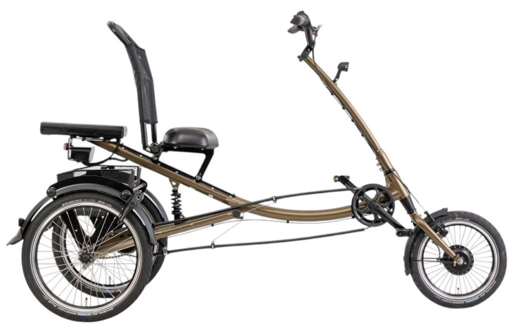pfautec Elektrische shoppingfiets Scootertrike FM №1 16"-20"/Onesize/7/bronsgoud mat/02090073