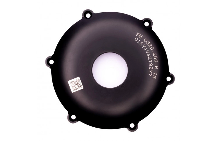 Bafang motor cover + FM G320.250.R front wheel motor bearing (6 magnets) black