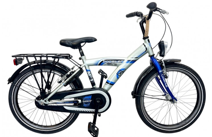 Jongensfiets Booster #1 J/st/grijs/20/stad/f33