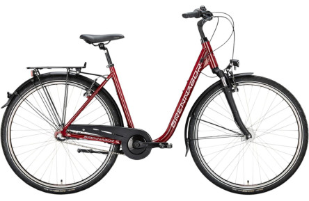 BRENNABOR City bike C-24 28"/45cm-S/3/night red - rose/02506640