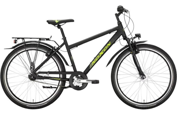 NOXON ATB jeugd "Sweeper FG ND" (#1) Diamant, 26"/44cm/Black matt/02062086