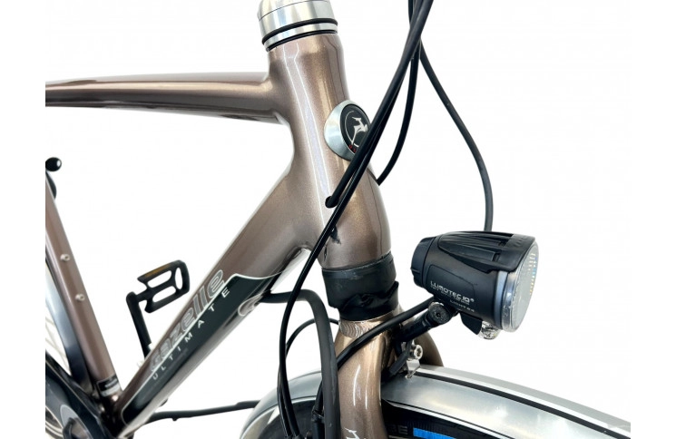Herenfiets Gazelle Ultimate H/al/bruin/28/stad/f57 (36V 11.25Ah 405Wh)