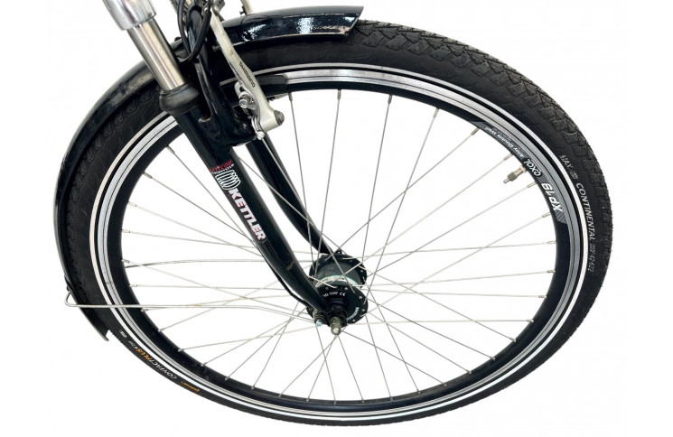 Damesfiets Kettler Palma 28" 47cm zwartgrijs