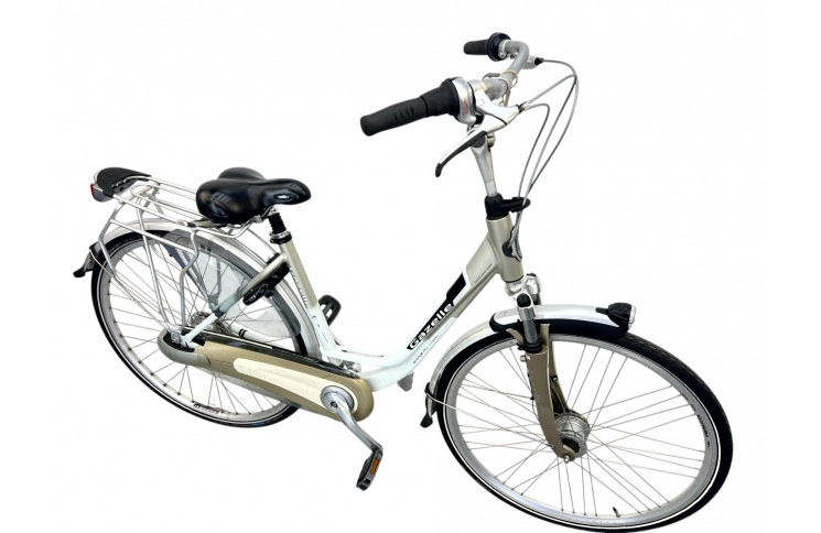 Woman's bicycle Gazelle Orange Plus D/al/grijs-wit/28/stad/f46cm