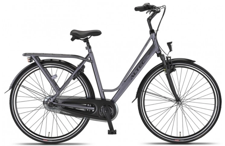 Damesfiets Altec Delta 28"/56 cm/Grijs/284633