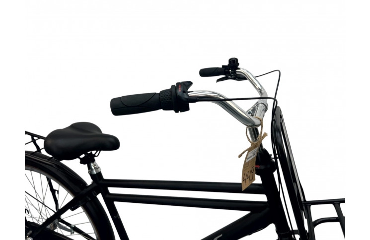 Herenfiets Altec Dutch 28inch Transportfiets N-3 Heren 57cm Mat zwart