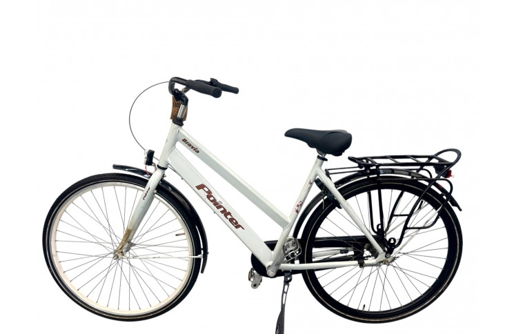 Damesfiets POINTER BRAVIA w/grey/28/al/sity/53cm