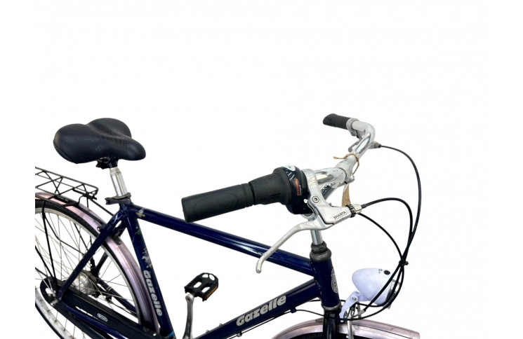 Men's bicycle Gazelle Hybrid 28" 53 cm blue