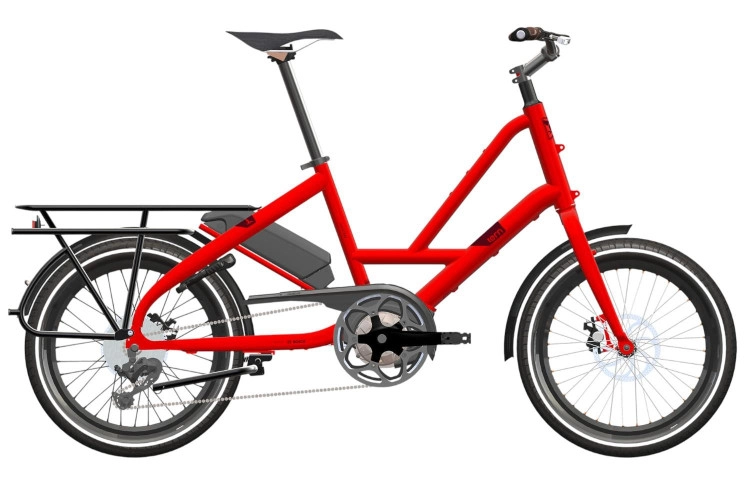 tern Elektrische compactfiets Quick Haul P5i №1 20"/Onesize/5/rood - merlot/02123053