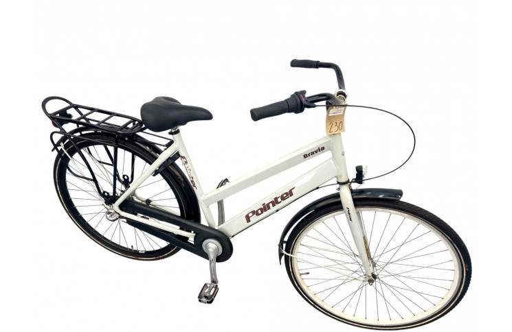 Damesfiets POINTER BRAVIA w/grey/28/al/sity/53cm