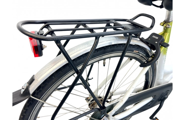 Damesfiets Sparta Marathon 28"/50cm/wit-groen