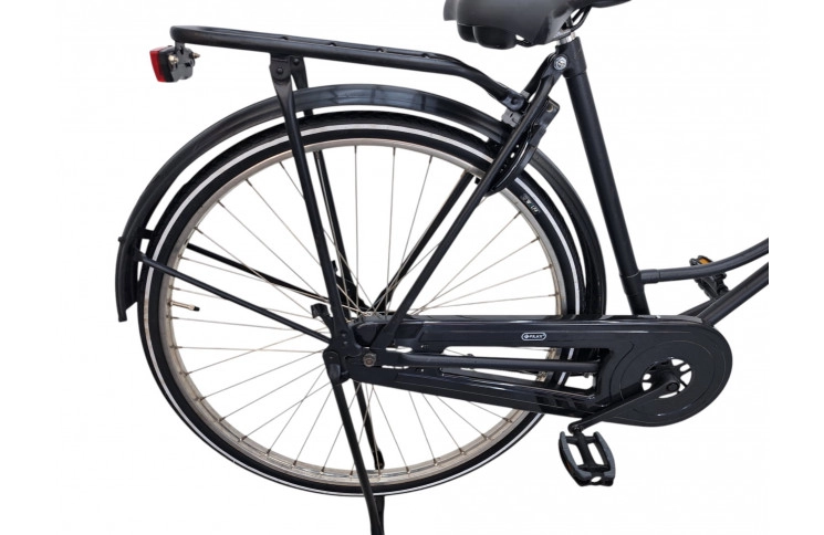 Damesfiets Black Oma 28"/56cm/zwart/transport