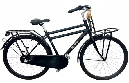 Herenfiets Cortina Man Silver 28"/50cm/blakc