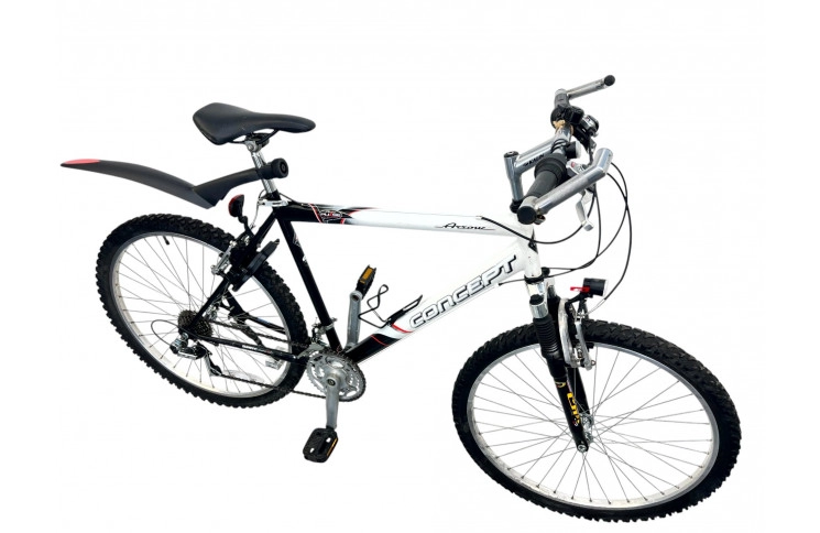 Herenfiets Concept Arrow H/zwart-wit/al/26/sport/f51cm