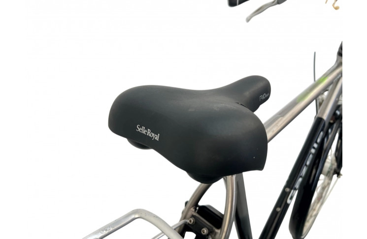 Man's bicycle Gazelle Orange m/grey/28/al/sity