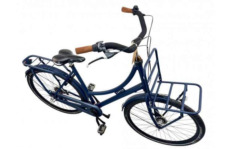 Damesfiets Avalon Cargo 28/56cm/blauw
