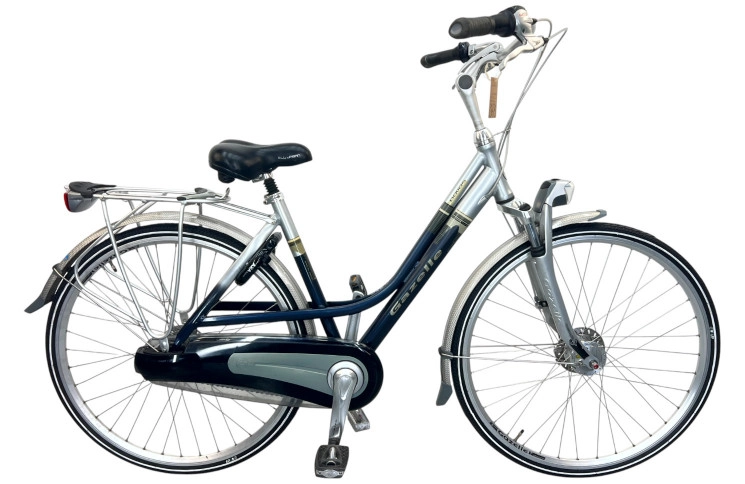 Damesfiets Gazelle Davos 28"/49cm/Blauw-grijs