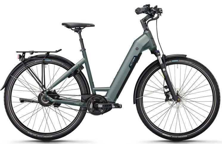 VICTORIA Electric trekking bike Tresalo 7 №2 28"/56cm-XL/5/topas blue matt/02921208