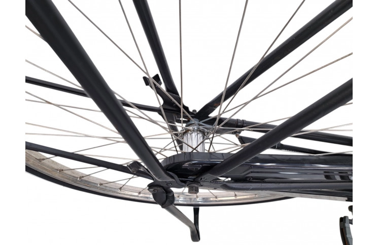 Damesfiets Black Oma 28"/56cm/zwart/transport