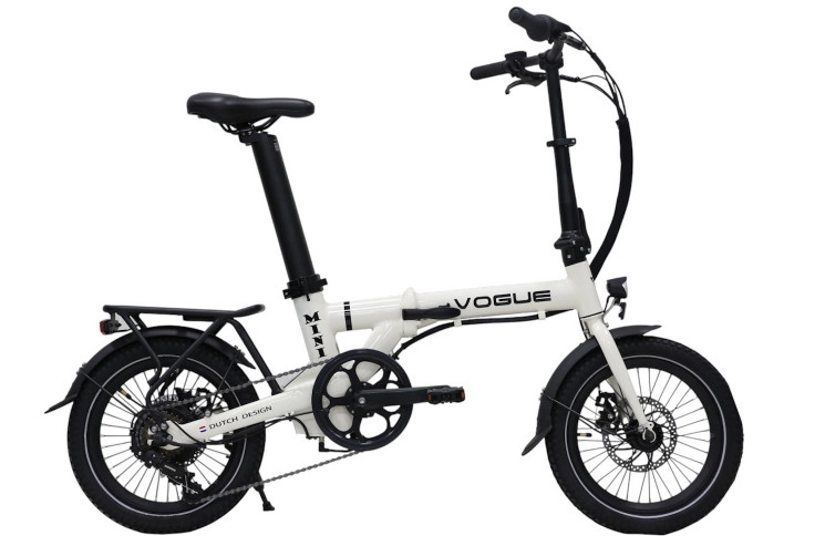 E-BIKE Vogue Mini 6 20"/Unisex 28cm/Grijs/36V 7.8Ah 360Wh LCD