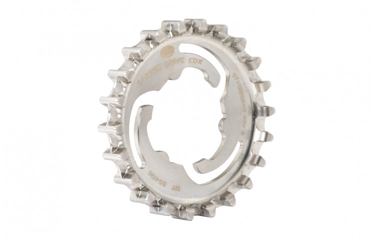 Gates Carbon Drive CDX 45.5 SureFit Stainless Steel 22T Silver Rear Sprocket