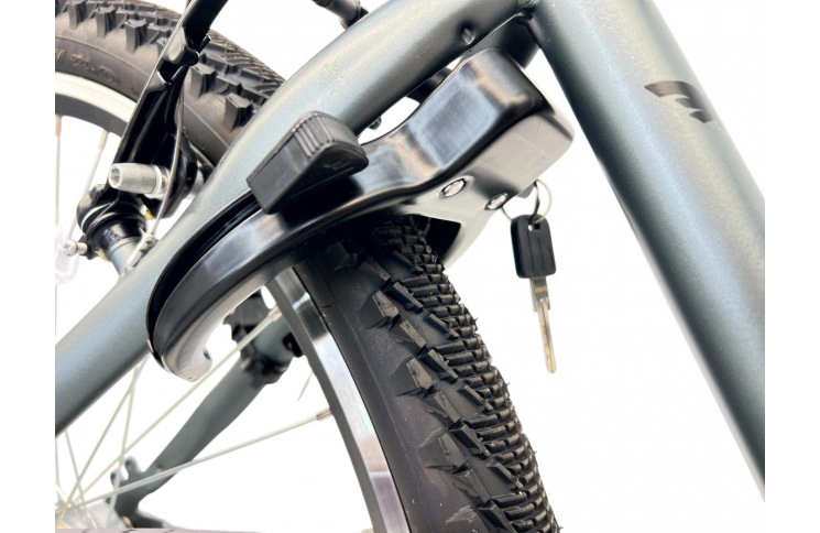 Jongensfiets Altec Attack 26" 33cm MTB N-3 Antraciet-Blue