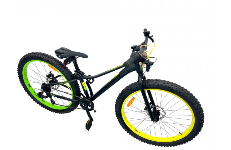 Volare Gradient Kinderfiets 26"/33 cm/Zwart-Geel-Groen/22669