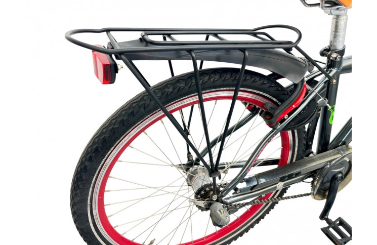 Jongensfiets Batavus Snake J/al/zwart/24/stad/f38