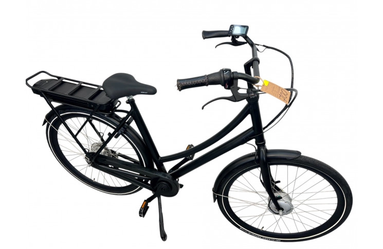 E-bike Damesfiets Black Bike 28"/57cm/zwart/(36V 10Ah 420Wh)