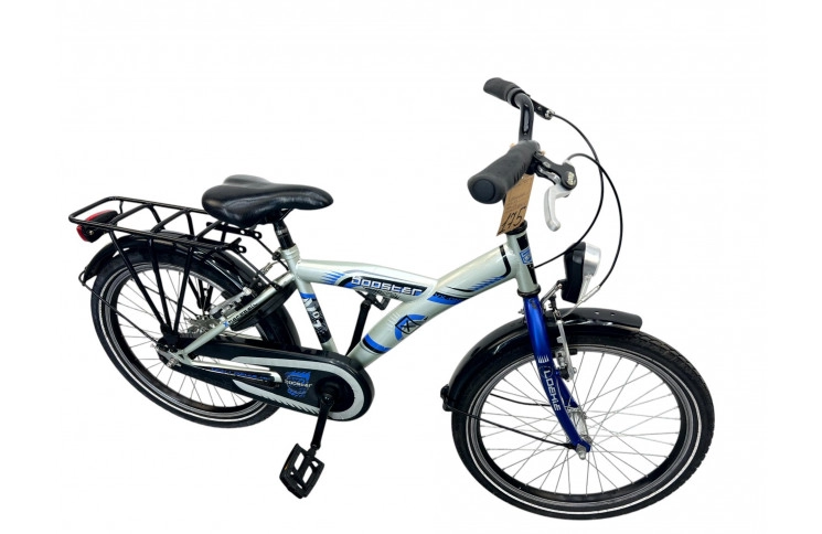 Jongensfiets Booster #1 J/st/grijs/20/stad/f33