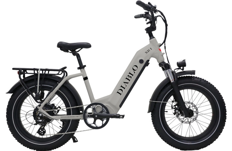 E-BIKE Diablo XR1 20"/Grijs/15Ah 720Wh AKM 60Nm