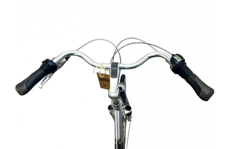 Damesfiets Gazelle Davos 28"/49cm/Blauw-grijs