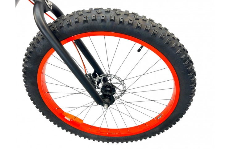 Volare Gradient Kinderfiets 26"/33 cm/Zwart-Oranje-Rood/22671