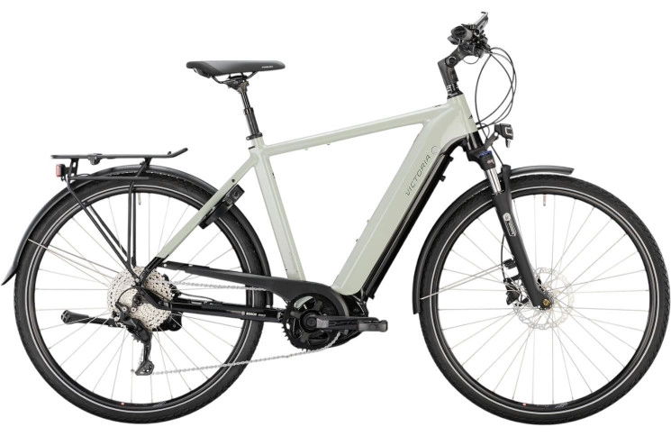 VICTORIA Elektrische trekkingfiets eTrekking 12.9 28"/60cm-L/10/techblauw mat - bordeauxrood mat/02976942