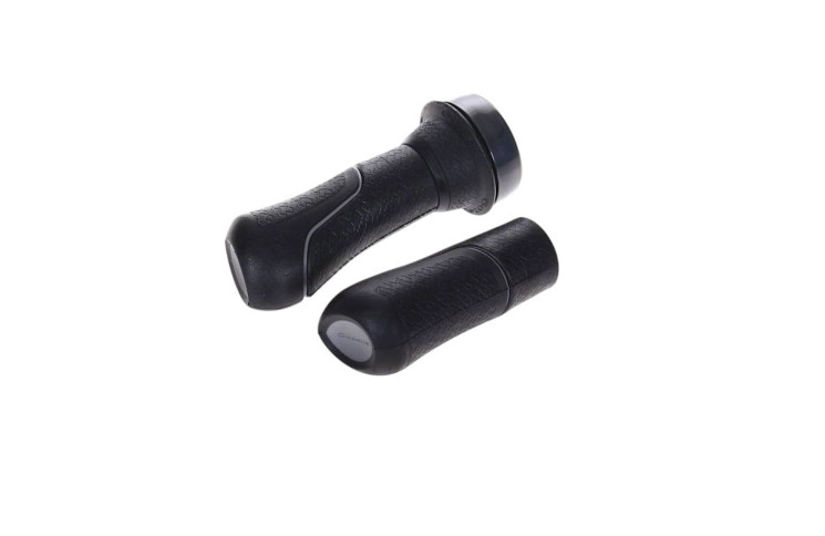 Gazelle Handvatten + Fietsbel Ø22.2mm - Zwart/Zilver