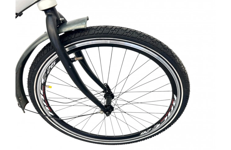 Meisjesfiets Alpina Legend 24"/26cm/wit-grijs