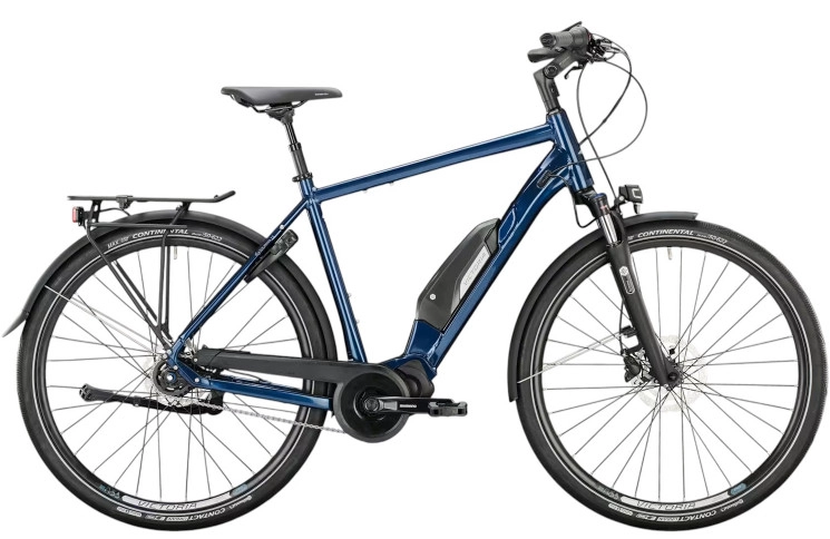 E-BIKE VICTORIA Elektro-Trekkingrad eTouring 7.5 28"/60cm/blauw/36V 11.6Ah 418Wh