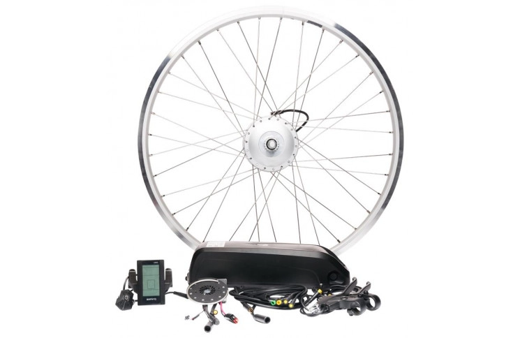 Bafang 250W voorwielmotor ombouwset LCD display met frame accu