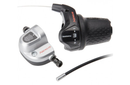 Revoshift shifter 3 speed Shimano Nexus SL-3S42E with cables and clickbox - black (workshop packaging)